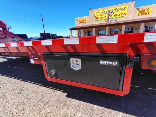 36X102" Gooseneck, Tandem Axle, 10FT Hydraulic Tail, Hyd. Jacks, 25,900 GVWR