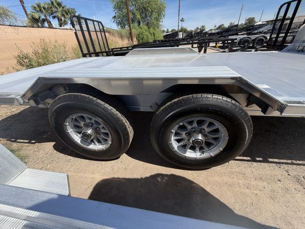 16x102 All Aluminum Wide Body, 10K GVWR, Heavy Tandem Axle, Electric Brake, Drive-Over-Fenders, Ramps, RTD (WB16H-TA-EL-DOF-R-RR-RTD)