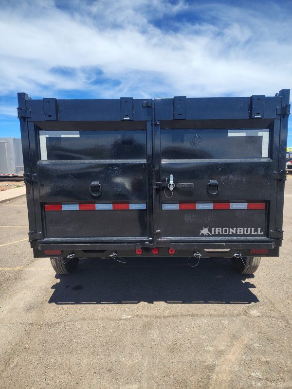 14x83 IronBull Gooseneck, Tandem Axle Dump, 15K GVWR, 48" Sides,  Telescopic Cylinder