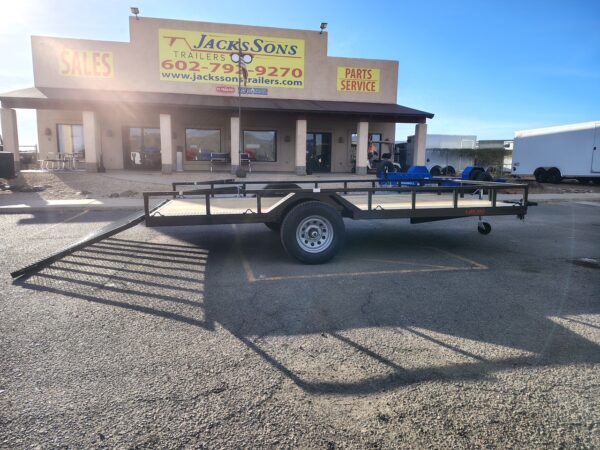 14x102" Single Axle, 5.2K GVWR, Drive Over Fenders, Utility