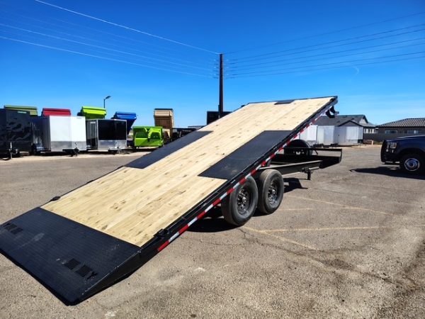 22x102" IronBull Tandem Axle, 14K GVWR, Deckover Tilt