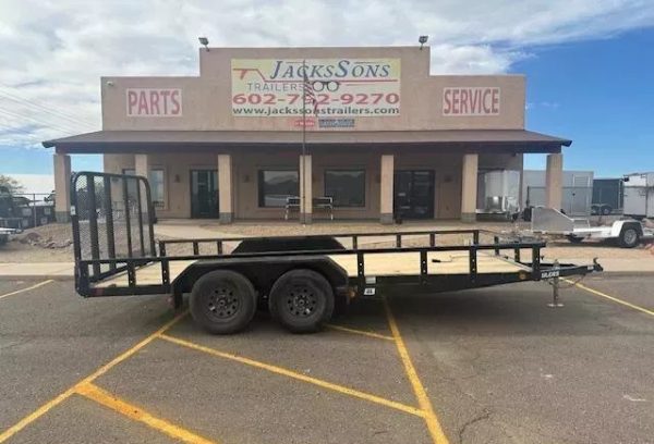 14x77 Tandem Axle, 7K GVWR, Channel Utility