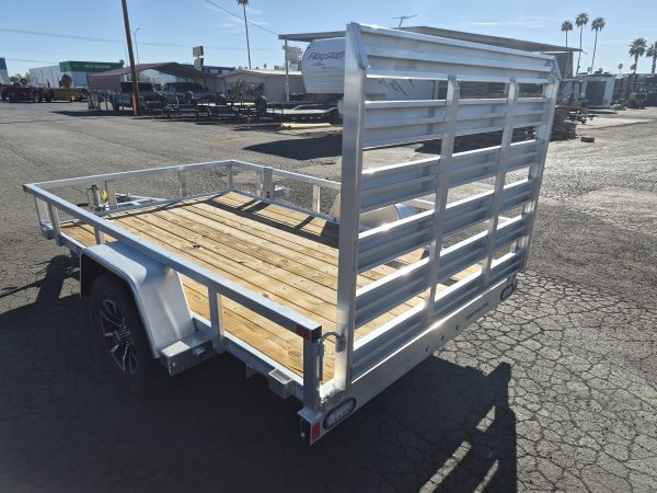 10x6 Aluminum Utility, 3K GVWR, Ramp Gate