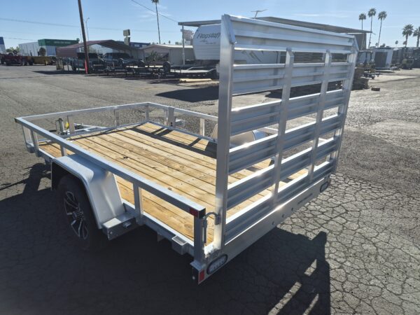 10x6 Aluminum Utility, 3K GVWR, Ramp Gate