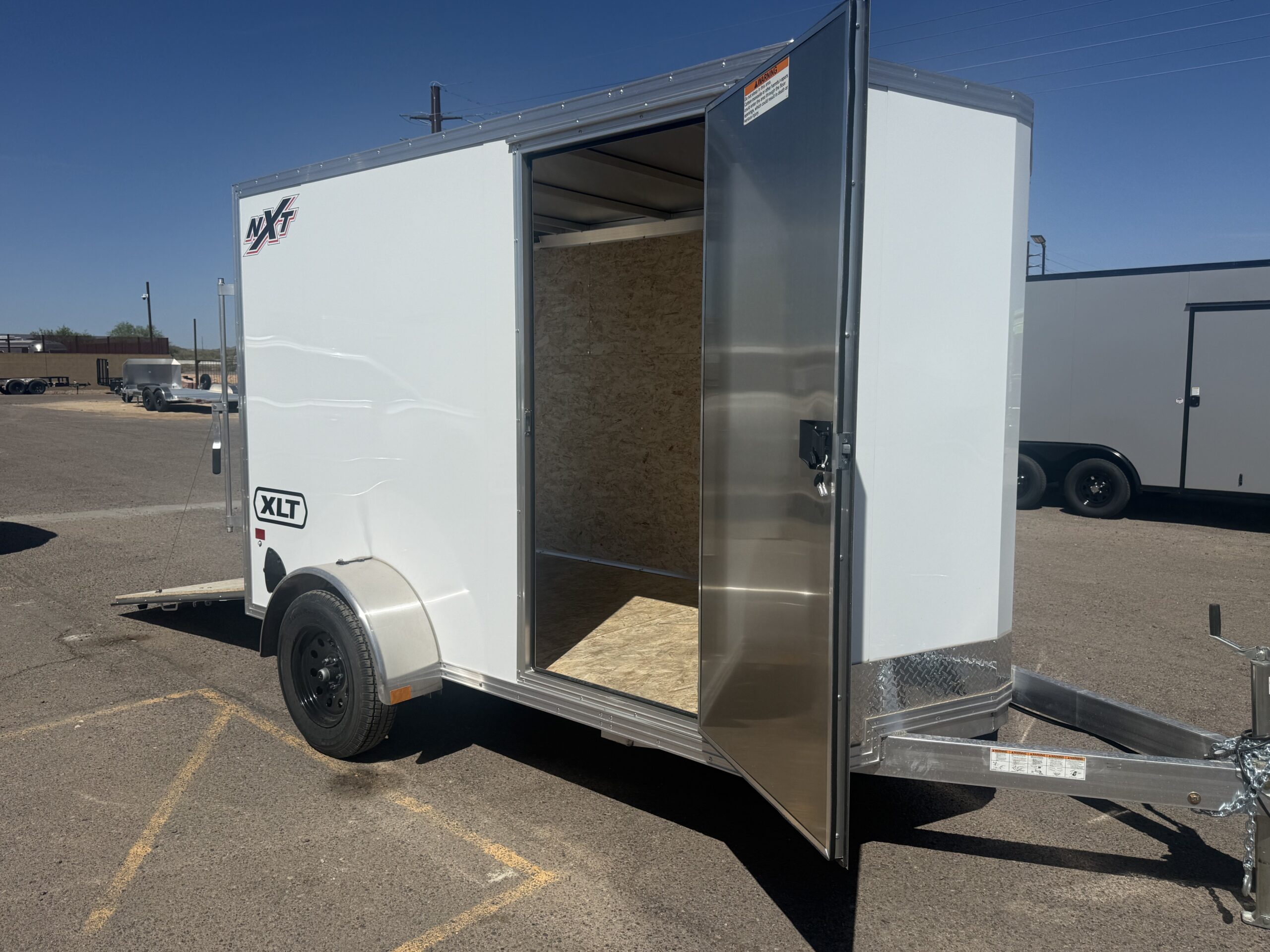10x6 All Aluminum XLT-P Enclosed, 3K GVWR, Limited Edition, Ramp Door - Image 6