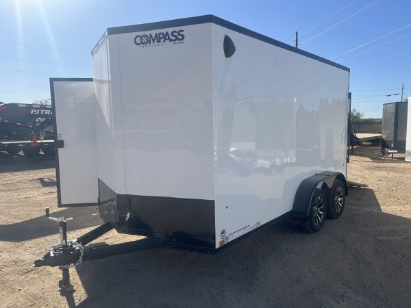 14x7 Indigo DLX, 7K GVWR, Ramp Door