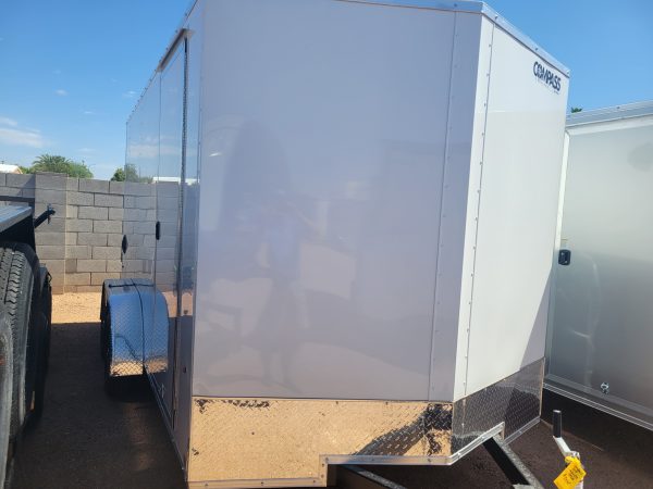 14x7 Indigo DLX, 7K GVWR, Car Hauler, Ramp Door