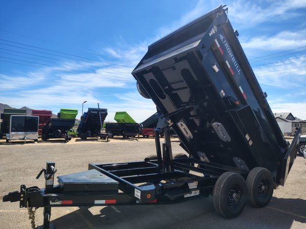 12x83 IronBull Tandem Axle Dump, 14K GVWR, 36" Sides, Solar Charger
