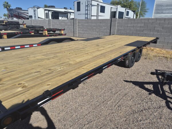 20x102" Tandem Axle Deckover, 10K GVWR, Slide In Ramps