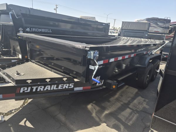 14x83 Tandem Axle, 15,400 GVWR, Low Pro Dump, 24" Sides, 14 Ply Tires