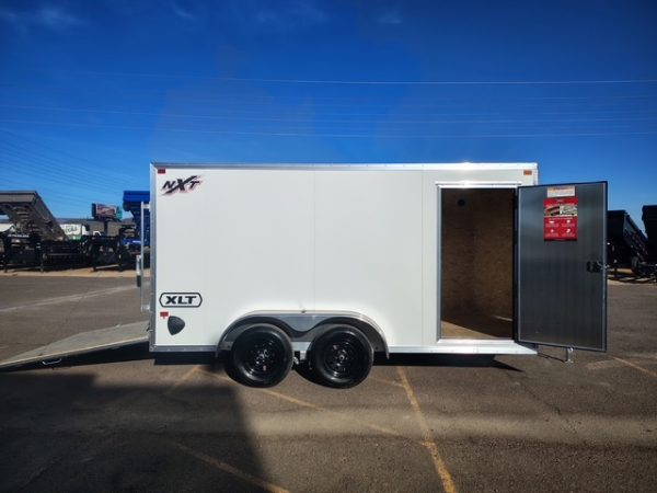 14x7 All Aluminum XLTP1 Enclosed, 7K GVWR, Limited Edition, Ramp Door