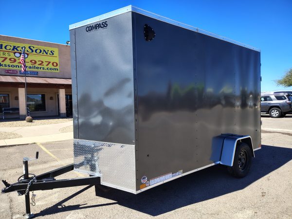 12x7 Indigo DLX, 3.5K GVWR, Ramp Door
