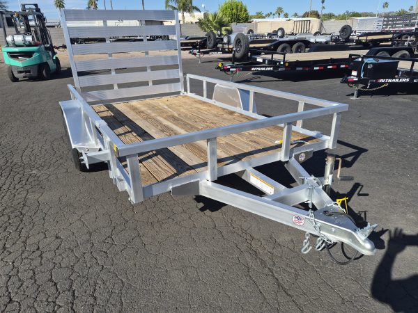 10x6 Aluminum Utility, 3K GVWR, Ramp Gate