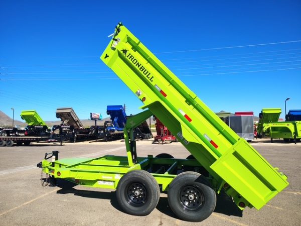 12x83 IronBull Tandem Axle Dump, 14K GVWR, 24" Sides
