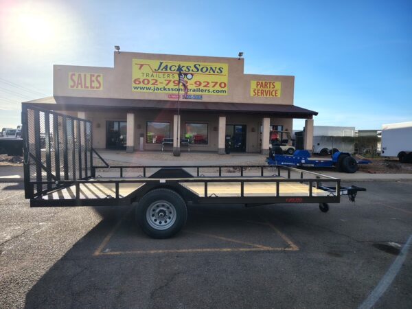 14x102" Single Axle, 5.2K GVWR, Drive Over Fenders, Utility