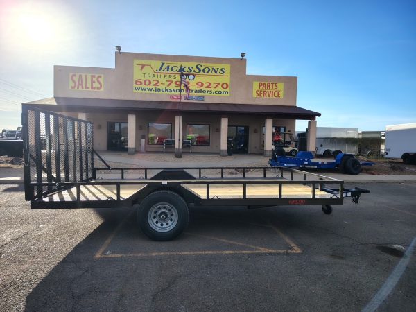 14x102" Single Axle, 5.2K GVWR, Drive Over Fenders, Utility