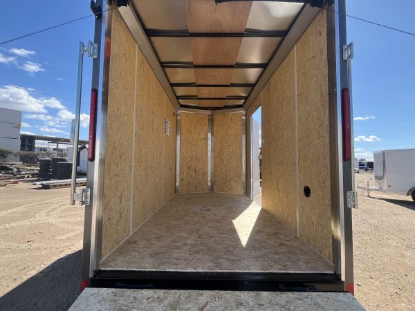 10x6 Indigo DLX, 3K GVWR, 6" Extra Height, Ramp Door