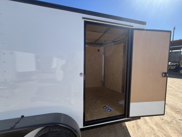12x7 Indigo DLX, 7K GVWR, 6" Reduced Height, Ramp Door