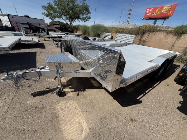 16x102 All Aluminum Wide Body, 10K GVWR, Heavy Tandem Axle, Electric Brake, Drive-Over-Fenders, Ramps, RTD (WB16H-TA-EL-DOF-R-RR-RTD)