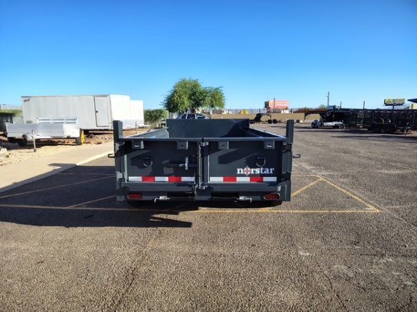 12x72 Norstar Tandem Axle Dump, 10K GVWR, 20" Sides