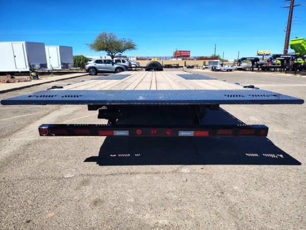 24x102" IronBull Tandem Axle, 14K GVWR, Deckover Tilt, Scissor UPG
