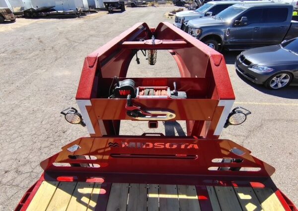 36X102  Gooseneck, Tandem Axle, 10FT Hydraulic Tail, Hyd. Jacks, 25,900 GVWR