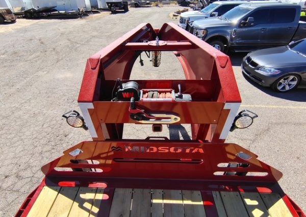 36X102" Gooseneck, Tandem Axle, 10FT Hydraulic Tail, Hyd. Jacks, 25,900 GVWR