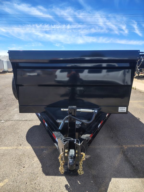 12x83 IronBull Tandem Axle Dump, 14K GVWR, 36" Sides, Solar Charger