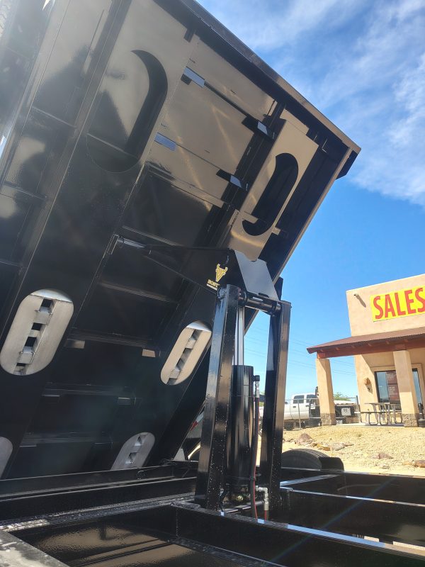 12x83 IronBull Tandem Axle Dump, 14K GVWR, 36" Sides, Solar Charger