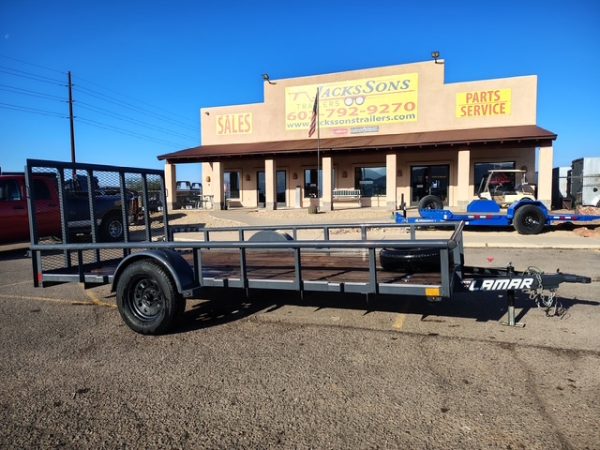 14x77 Single Axle, 3K GVWR, Ramp Gate