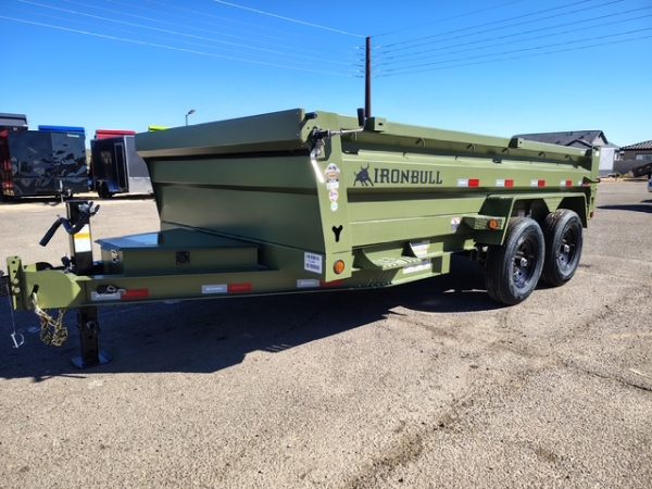 14x83 IronBull Tandem Axle Dump, 15K GVWR, 24" Sides