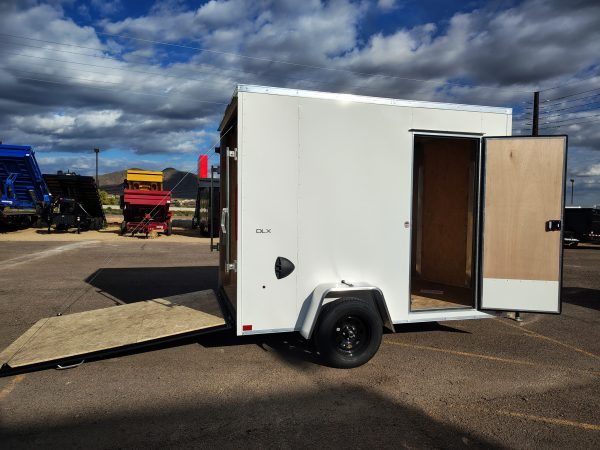 10x6 Indigo DLX, 3K GVWR, 6" Extra Height, Ramp Door