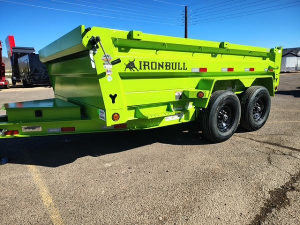 12x83 IronBull Tandem Axle Dump, 14K GVWR, 24" Sides