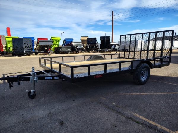 14x102" Single Axle, 5.2K GVWR, Drive Over Fenders, Utility