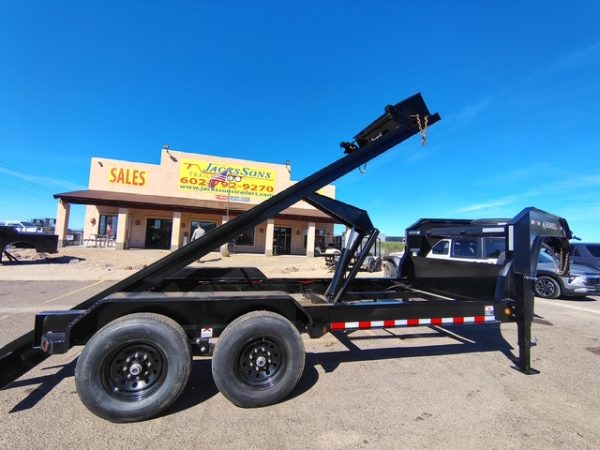 16x83 Ironbull Gooseneck, Tandem Axle, Roll Off Chassis, 14K GVWR