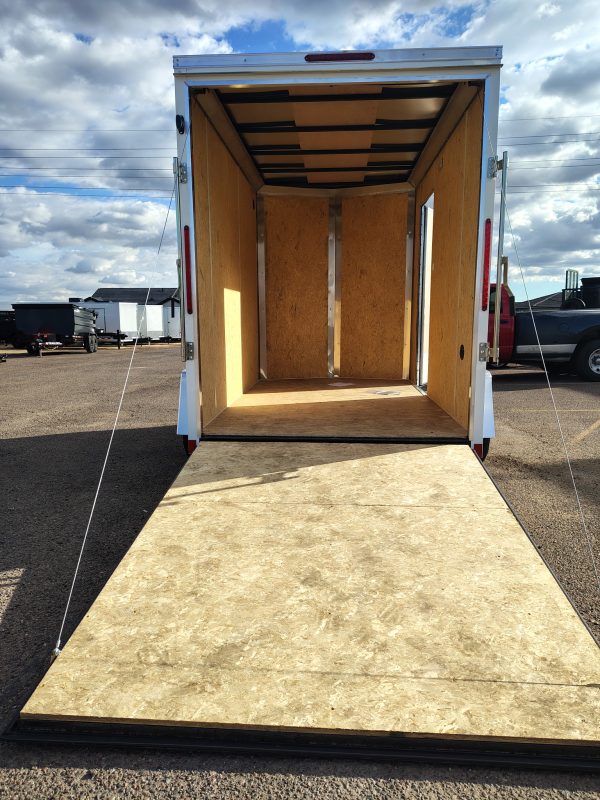 10x6 Indigo DLX, 3K GVWR, 6" Extra Height, Ramp Door
