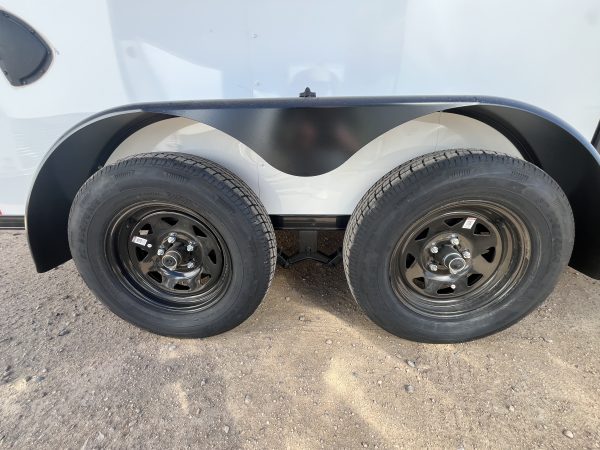 12x7 Indigo DLX, 7K GVWR, 6" Reduced Height, Ramp Door