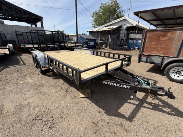 16x83 Tandem Axle, 7K GVWR, Channel Utility, ATV Ramps (NO BRAKES)