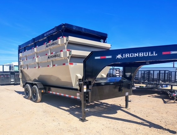 16x83 Ironbull Gooseneck, Tandem Axle, Roll Off Chassis, 14K GVWR - Image 10