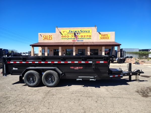 16x82" Midsota VersaDump, Tandem Axle, Telescopic Cylinder, 15,400 GVWR