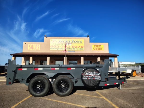 12x72 Norstar Tandem Axle Dump, 10K GVWR, 20" Sides