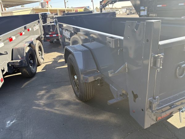 10x60 Norstar Single Axle Dump, 7K GVWR, 20" Side