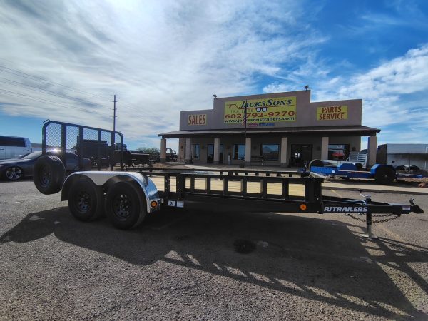 16x83 Tandem Axle, 7K GVWR, Channel Utility, ATV Ramps