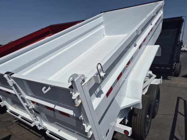 14x83 Tandem Axle, 15,400 GVWR, Low Pro High Side Dump, 36" Sides, 14 Ply Tires