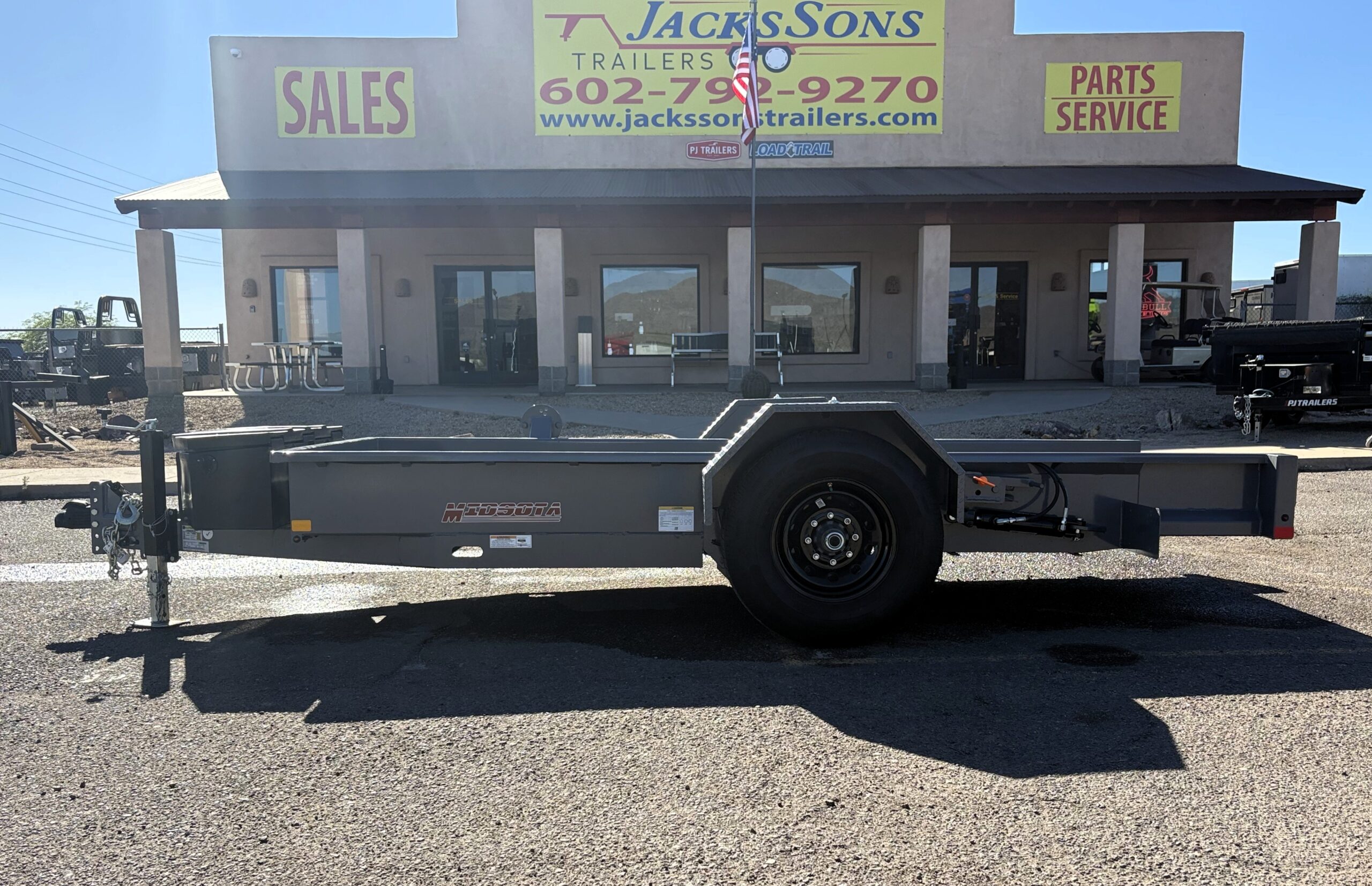 12x52 SL Series, Heavy Equipment Tilt Trailer, Single Axle, 7,700 GVWR - Image 2