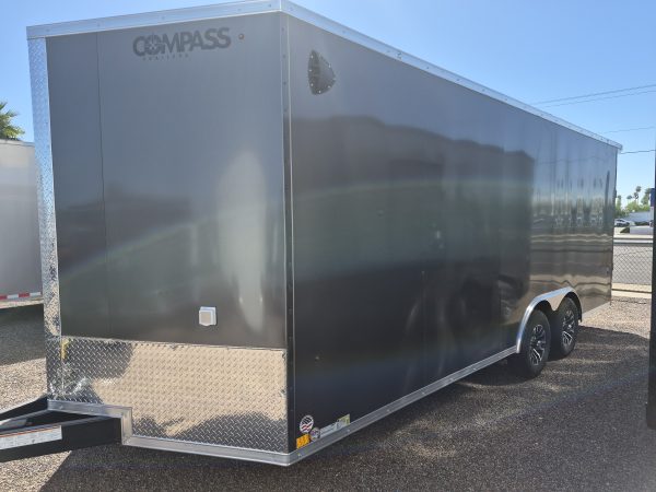 20x8.5 Jasper SE Car Hauler, 10K GVWR, A/C, Rubber Flooring, White Vinyl Walls/Ceiling, Ramp Door