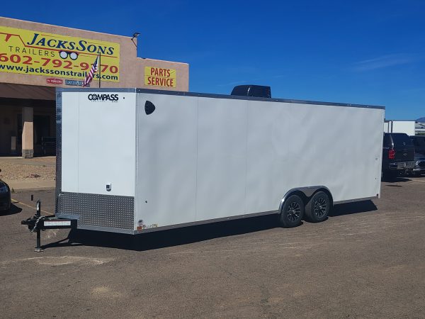 24x8.5 Jasper SE Car Hauler, 10K GVWR, AC/Heat, Ramp Door