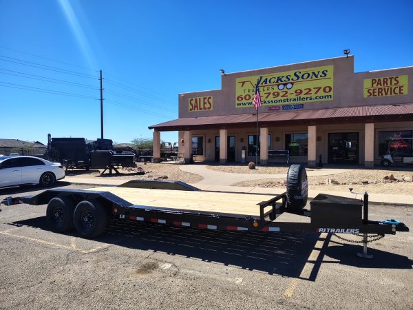 20x102" Tandem Axle, 10K GVWR, Drive Over Fenders, Buggy Hauler