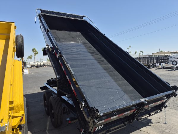 16x83 Tandem Axle, 15,400 GVWR, Low Pro Dump, 24" Sides, 14 Ply Tires