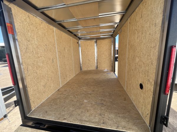 12x7 Indigo DLX, 7K GVWR, 6" Reduced Height, Ramp Door